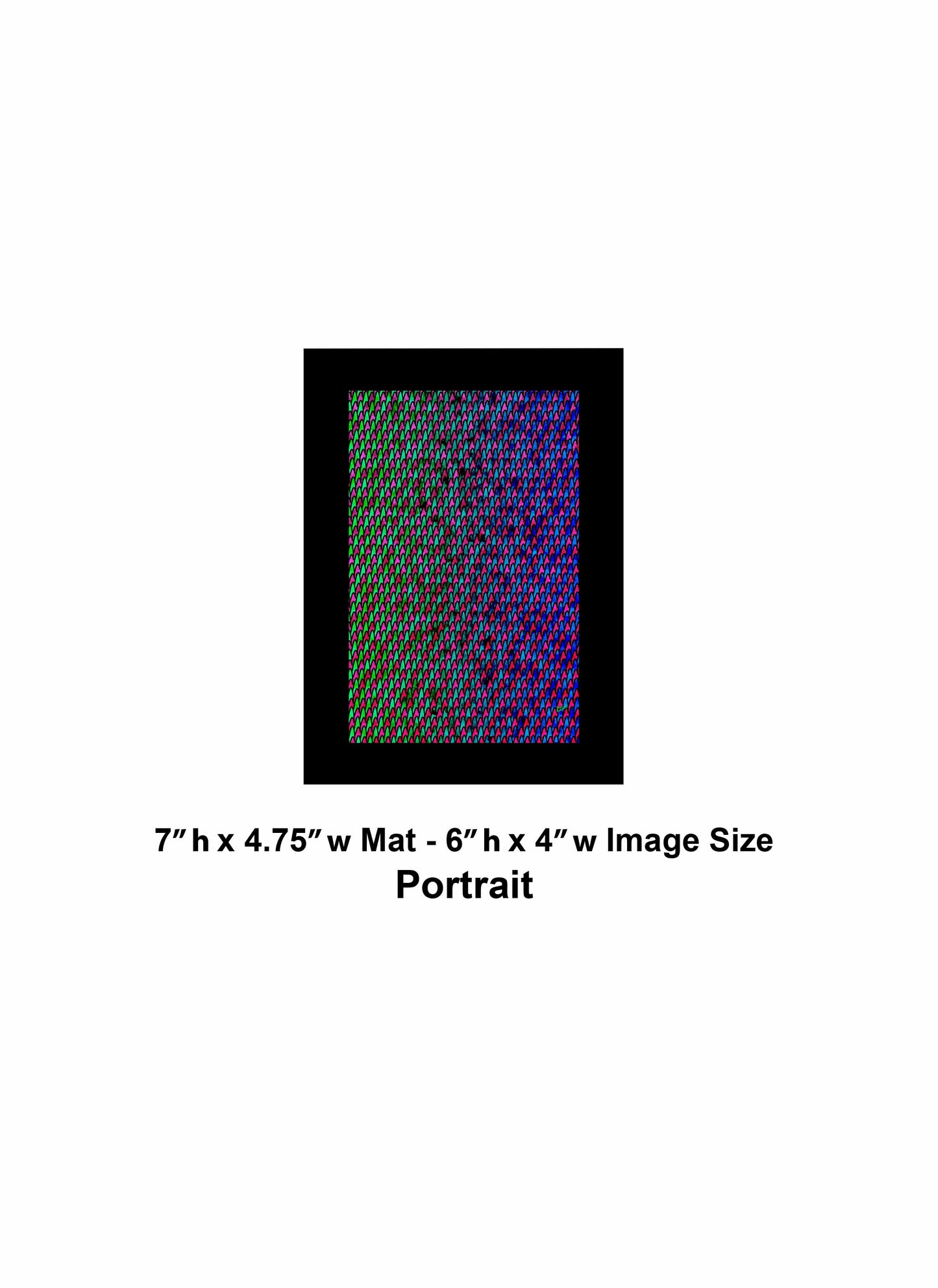 06 Flag Pattern Portrait