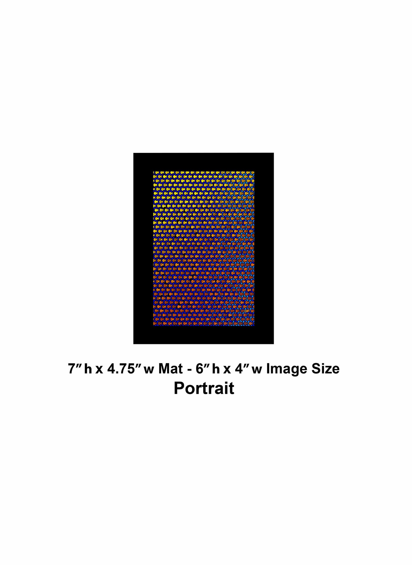 04 Push Pin Pattern Portrait