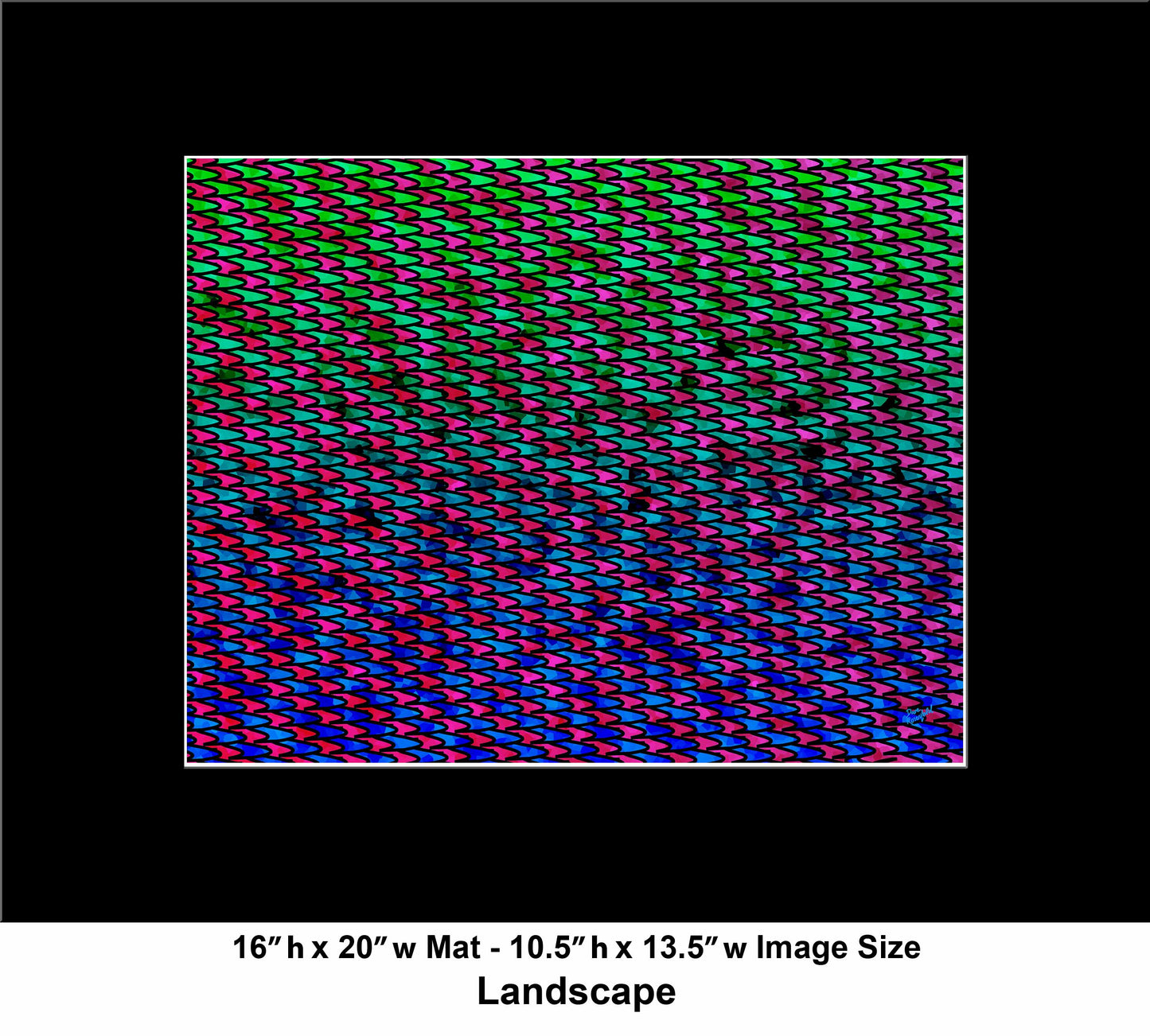 06 Flag Pattern Landscape