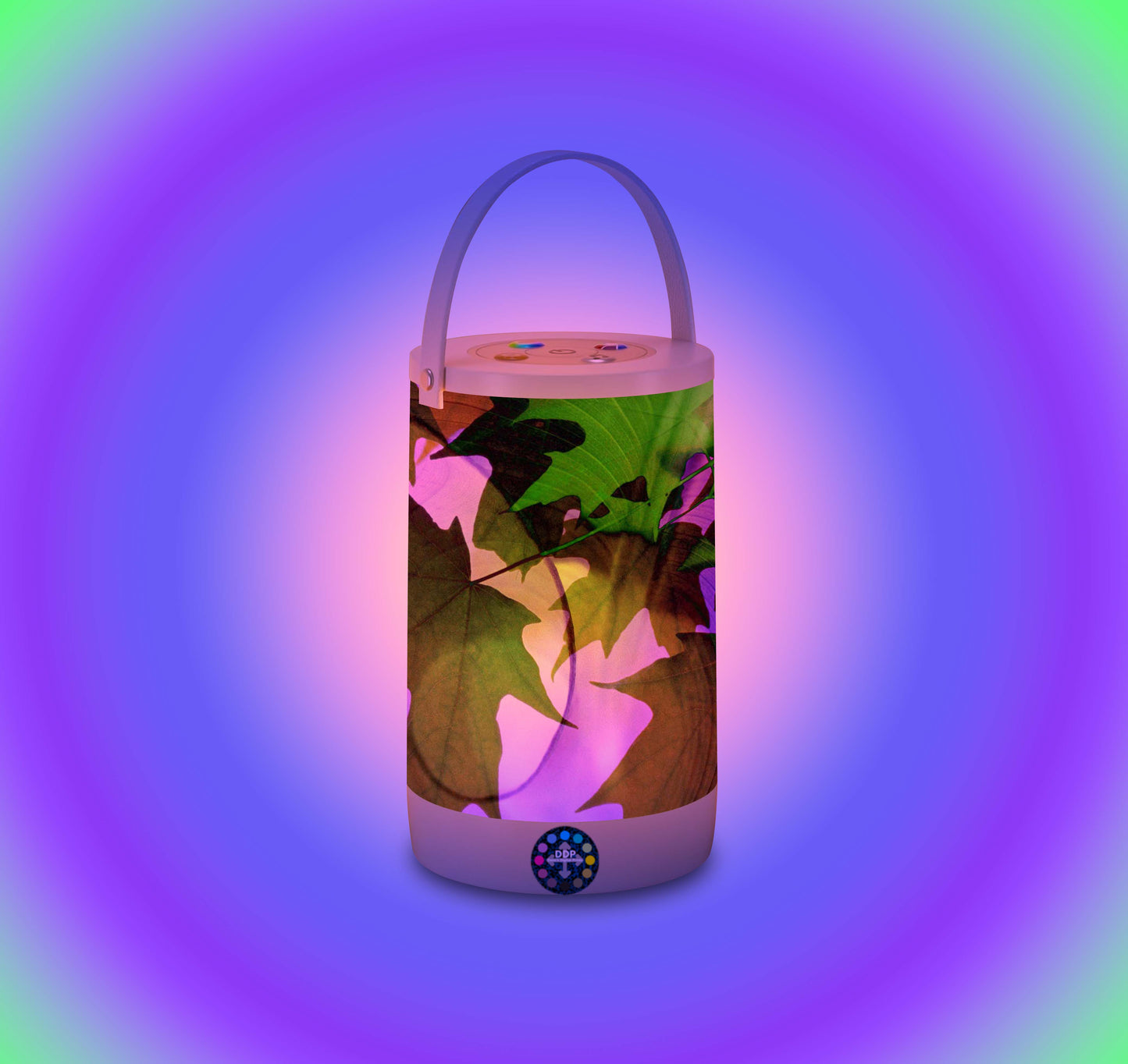 113 Leaves Fall Mix Landscape Small LED Lantern