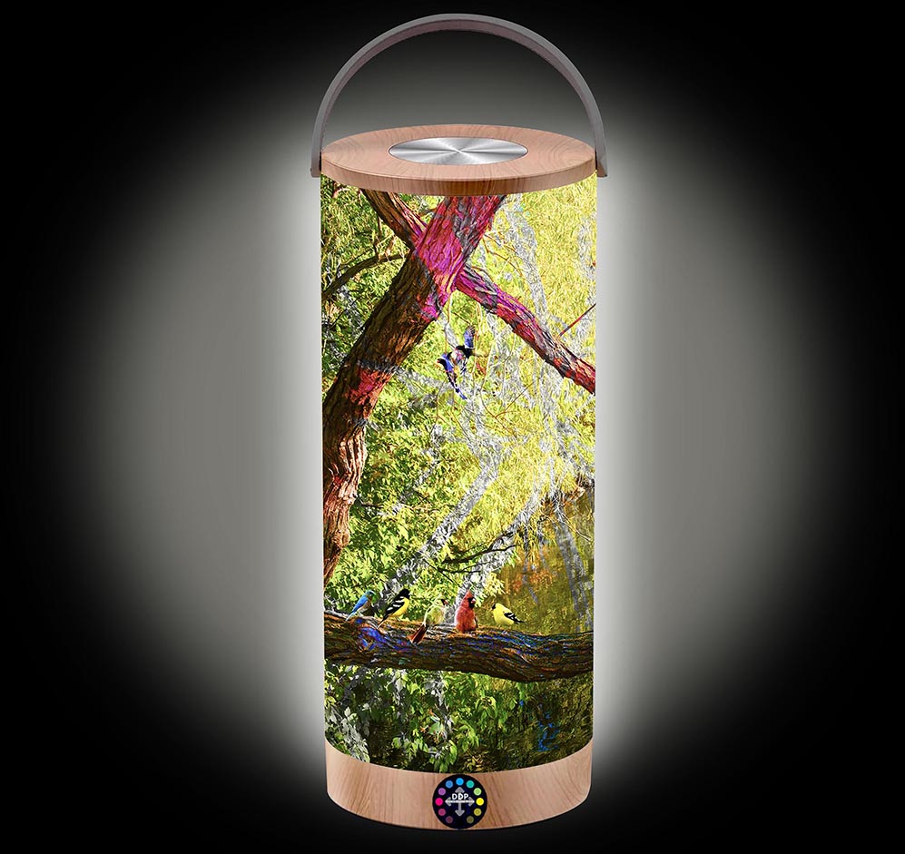 116 Tree Lake Mix Landscape LED Lantern