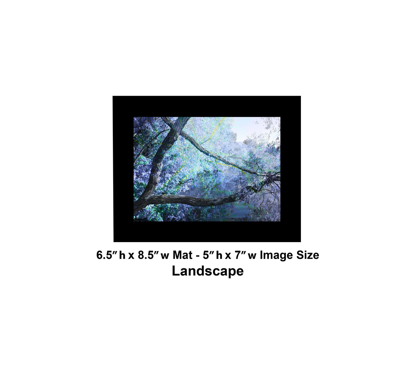 117 Tree Lake Cool Mix Landscape