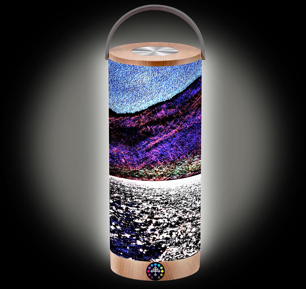 146 Lake Reflection Bright Landscape LED Lantern