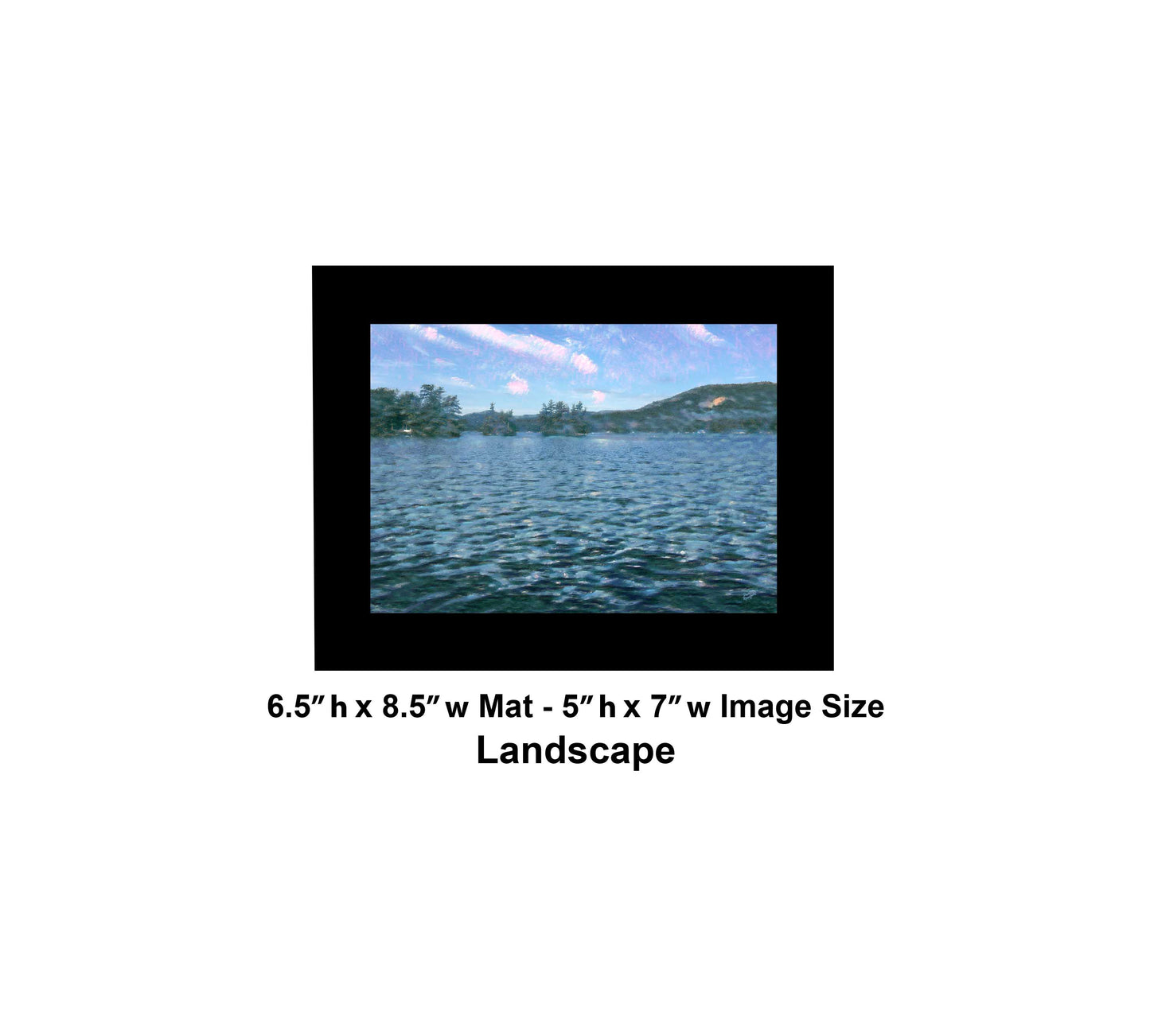 151 Still Lake Brush Landscape