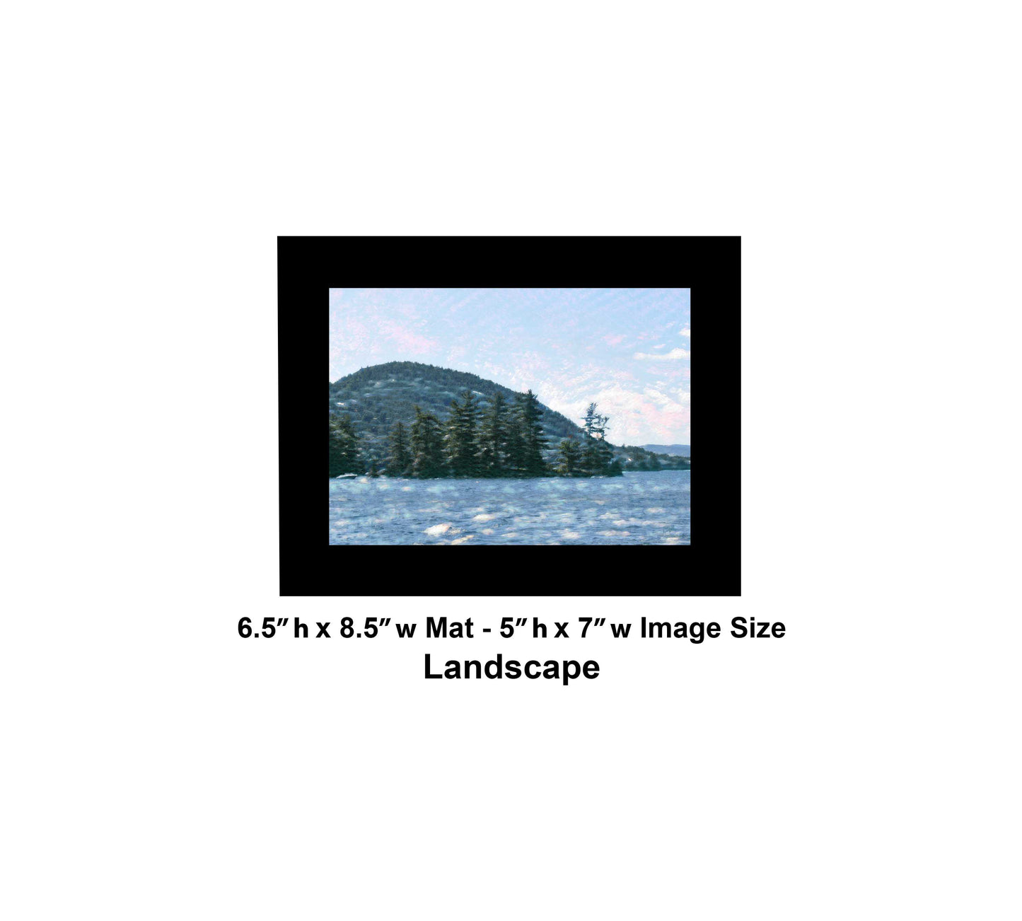 156 Lake Shoreline Brush Landscape