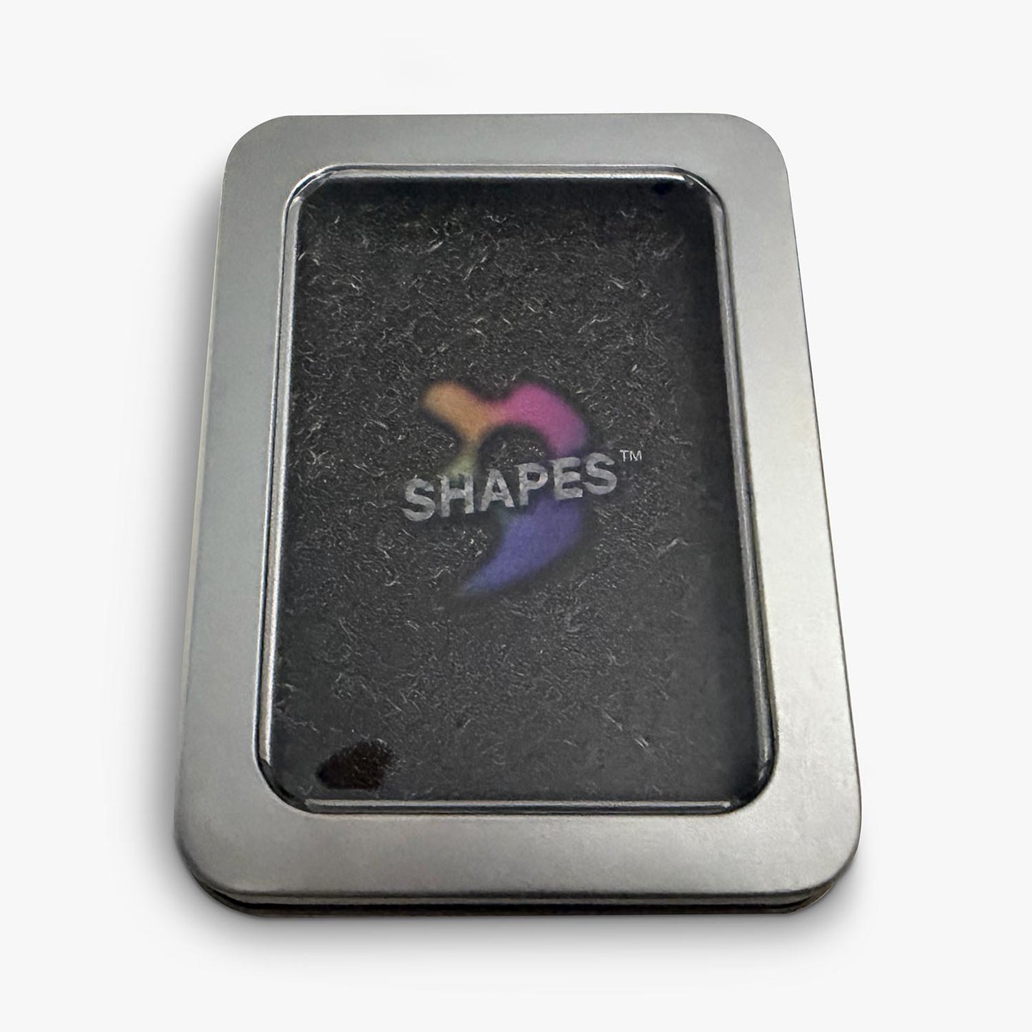 --Shapes Metal Tin Card Game--